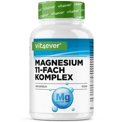 Vit4ever - Magnesium 11-Fach Komplex - 240 Kapseln