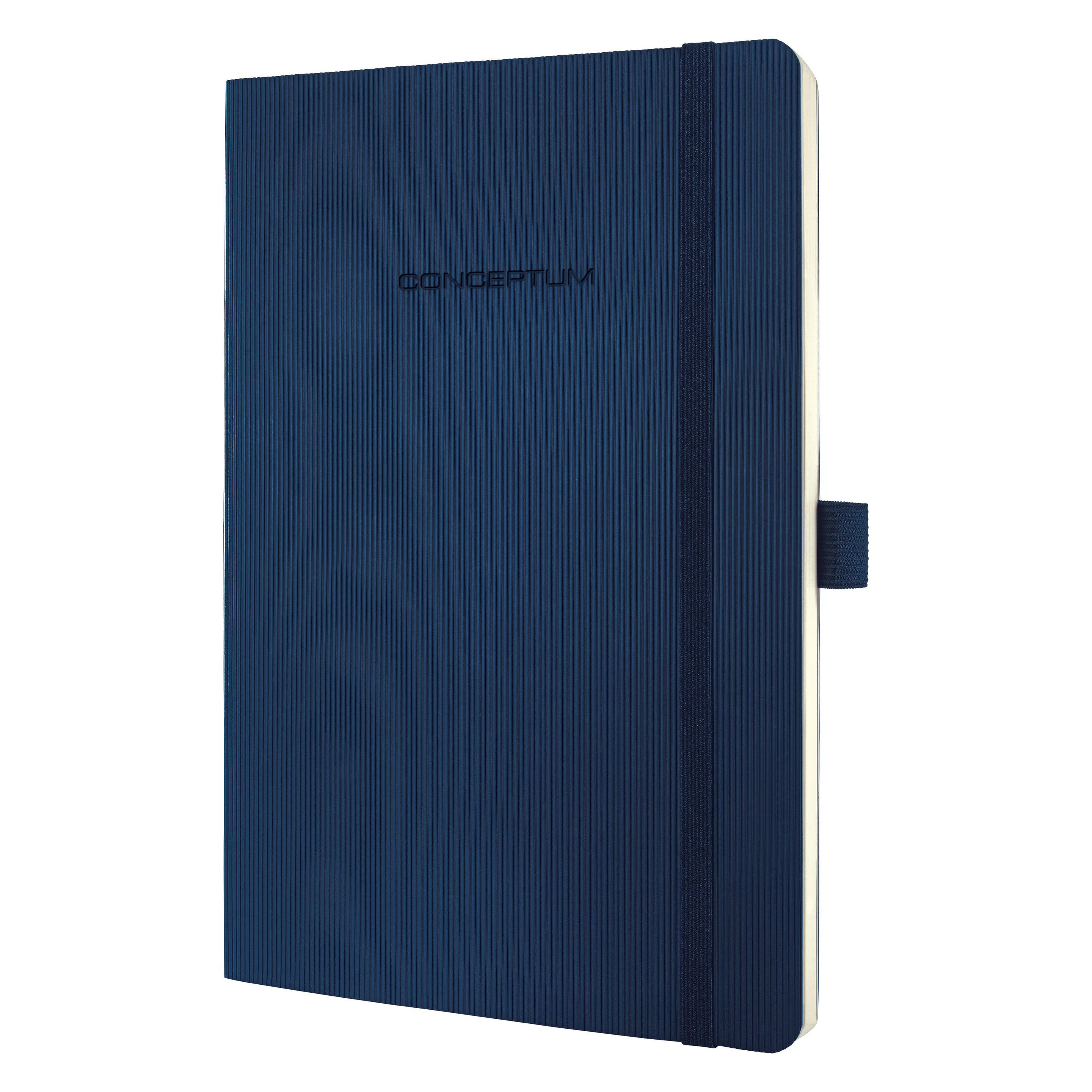 Sigel Notizbuch CONCEPTUM Softcover Softwave (A5, Kariert, Weicher Einband) (CO326)