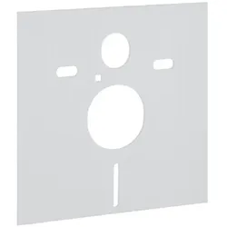 Schalldämmende Wand für Toilette und Bidet 39x42x1 cm