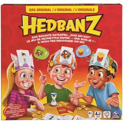 Spin Master Hedbanz 2025 (dreisprachig) (Deutsch, Französisch, Italienisch, 2 - 6 Spieler)