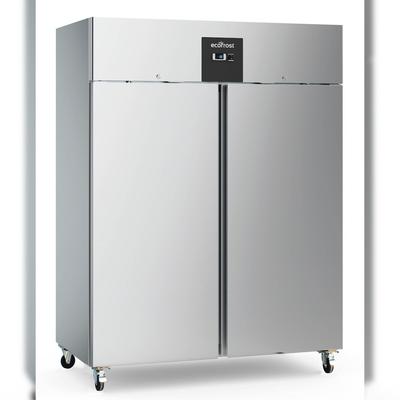 Ecofrost Gastro Edelstahl Kühlschrank 2 Türen 1480x830x2010mm 1300l 2/1GN +2/+8°C