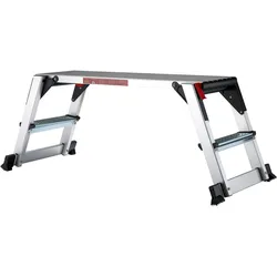 Wiltec, Leiter + Gerüst, Arbeitsplattform (Arbeitsplattform, 126.50 cm)