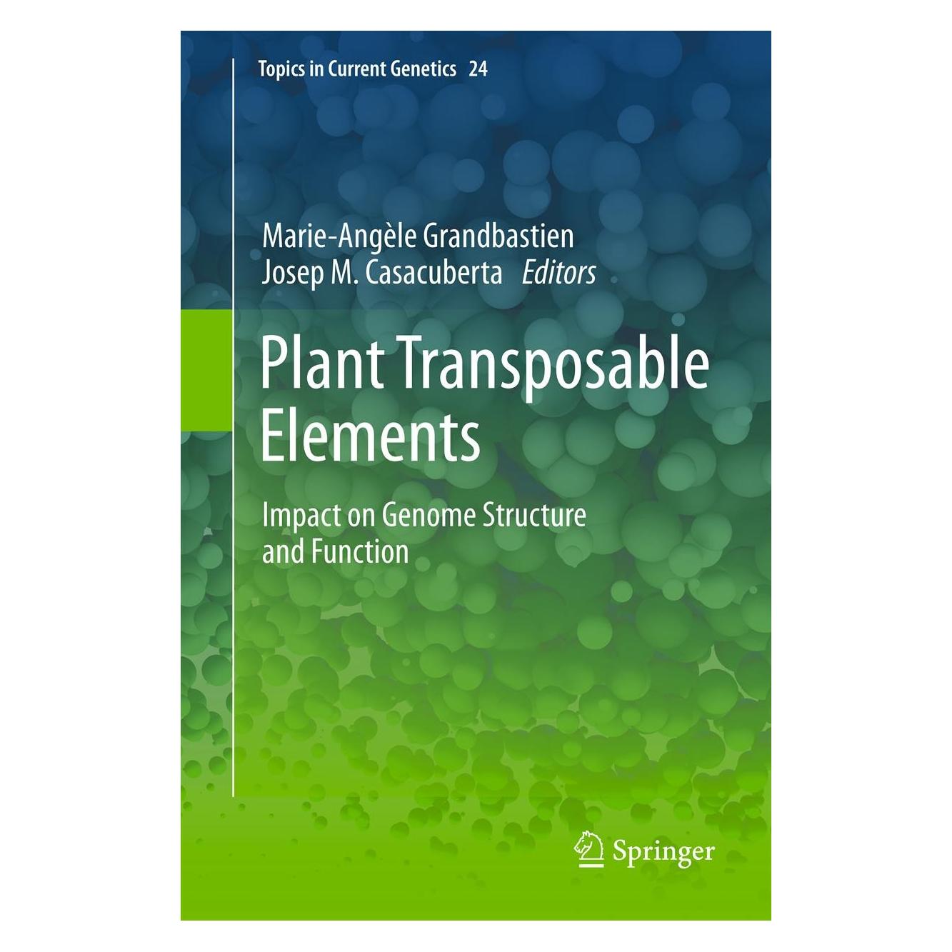 Springer Plant Transposable Elements (Englisch, Hardcover, Josep M. Casacuberta, Marie-Angèle Grandbastien) (9783642318412)