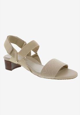 Women's Virtual Sandal by Ros Hommerson in Nude Elastic (Size 7 M)