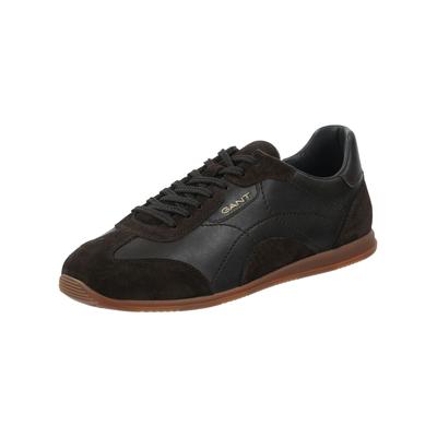 Sneaker GANT "Gant Sneaker Nubukleder", Herren, Gr. 42, Leder, braun (dunkelbraun), Nubukleder, Schuhe Sneaker