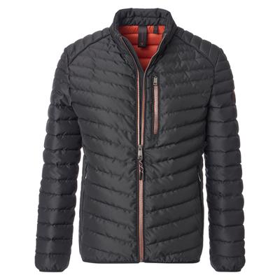 Steppjacke CASAMODA "CASAMODA Steppjacke uni", Herren, Gr. XXL, schwarz (grauschwarz), 100% Polyester, Jacken Steppjacke
