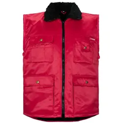 Winter-Piloten Weste "GLETSCHER" Outdoor - XXL - Rot