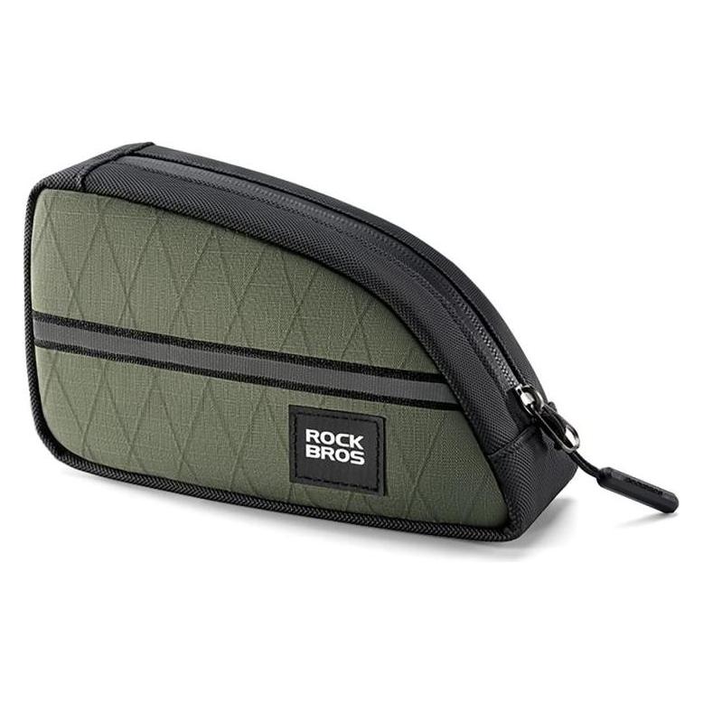 Rockbros Triangle Bike Frame Bag 0.8l - Green (0.80 l, Rahmentasche) (8386824308365)