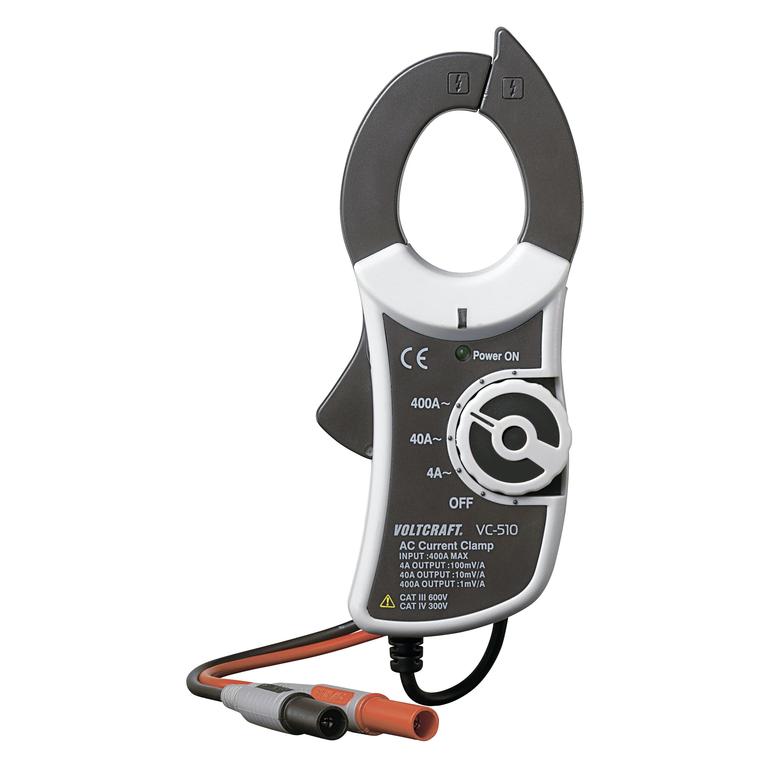 Voltcraft AC-Stromzangenadapter (CAT III 600V, Zangenstrommesser) (VC-510)