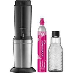 SODASTREAM CRYSTAL 3.0 Wassersprudler titan Schwarz/Edelstahl