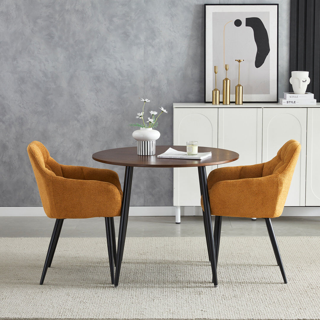 Homcasa 2 -Person Dining Set Orange
