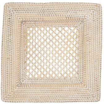 Saro Lifestyle Handcrafted Rustic Charger Plate (Set of 4)