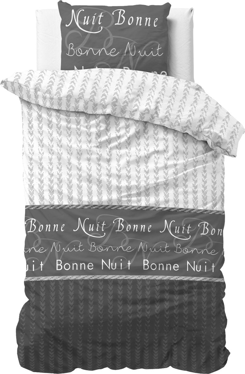 Valking Bonne Nuit Dekbedovertrek Eenpersoons 140x220 cm met 1 kussensloop 60x70 cm