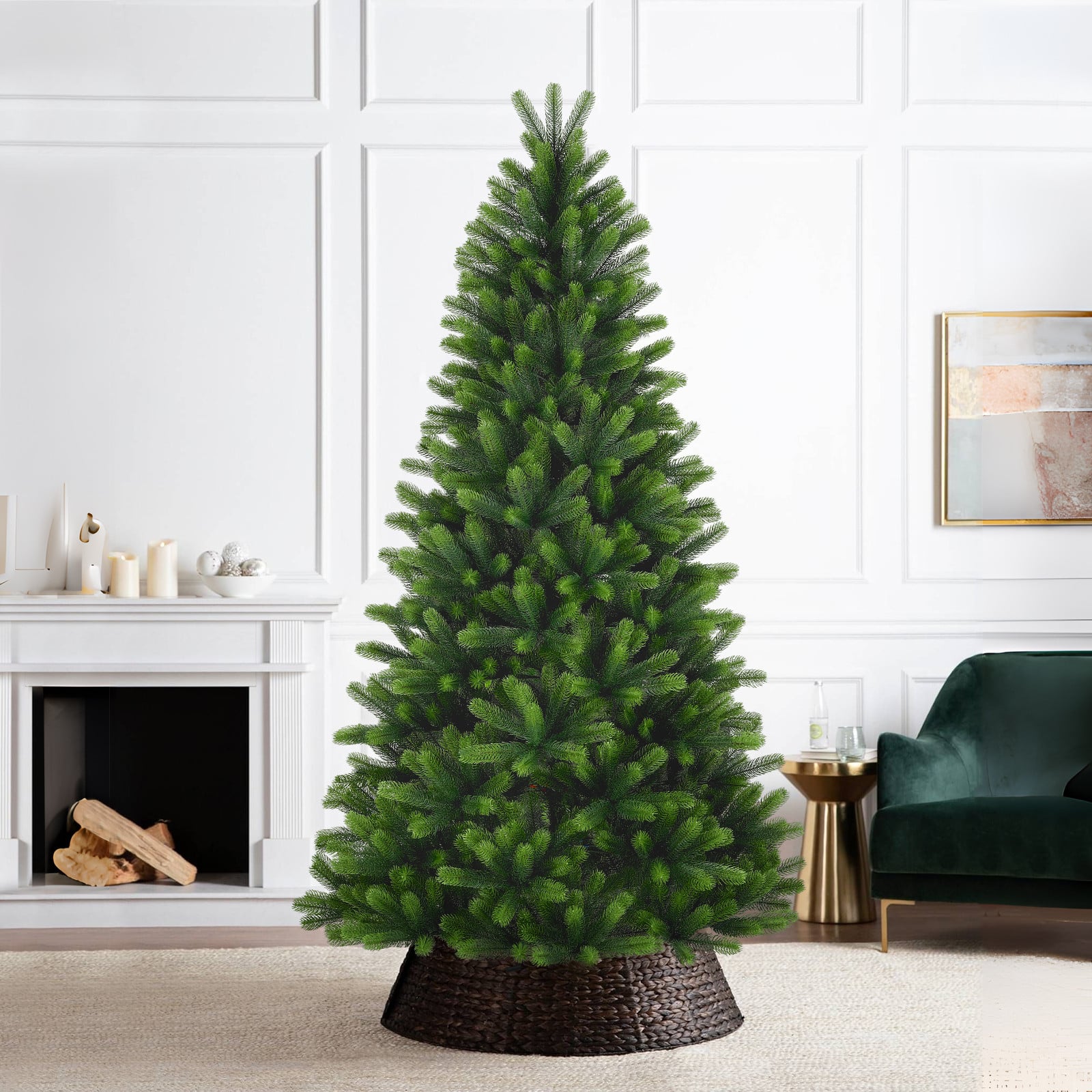 Salcar Kunstkerstboom van 240 cm met 1576 takken, gemaakt van 100% PE