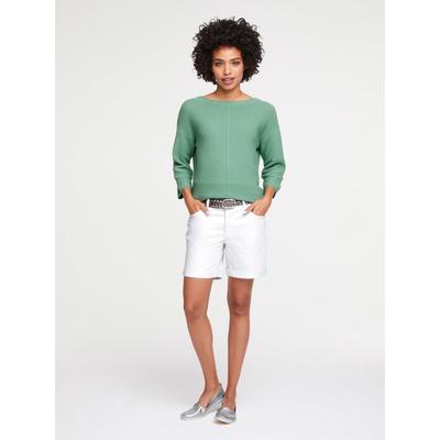 Strickpullover HEINE "Oversized Pullover", Damen, Gr. 44/46, grün (lindgrün), 100% Baumwolle, unifarben, Pullover Strickpullover