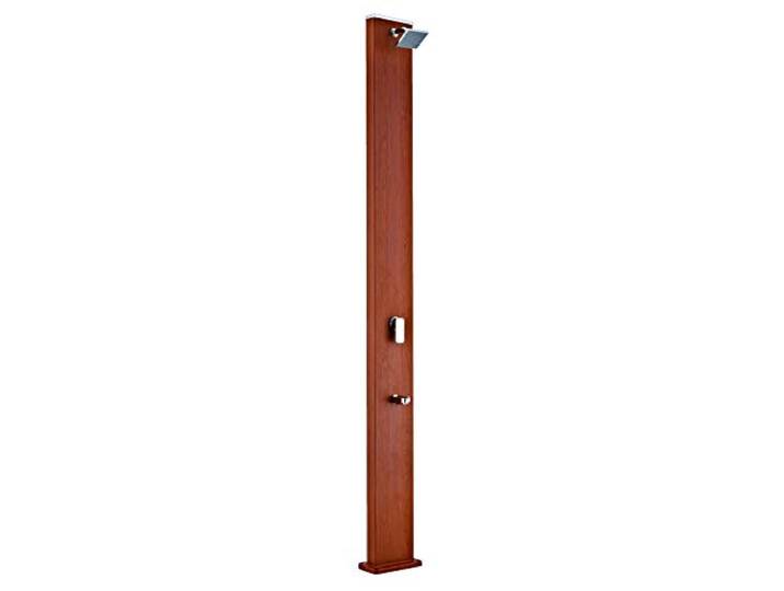 Gre DSALC32W Solar-Dusche 32 L Aluminium mit Holz Einhebel Garten