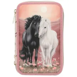 Depesche 0013968 Miss Melody 3 Fach Federtasche BLOSSOM PONY