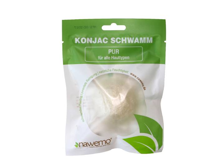 Konjac Schwamm Pur, für alle Hauttypen