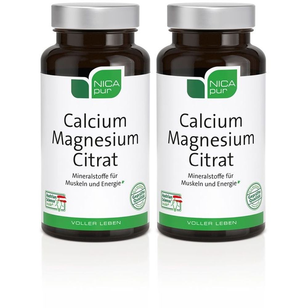 Nicapur Calcium Magnesium Citrat Kapseln 2x 2x60 St