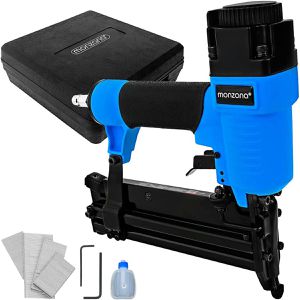 Monzana Drucklufttacker 102753, für Klammern 13-40mm & Nägel 15-50mm, mit Koffer