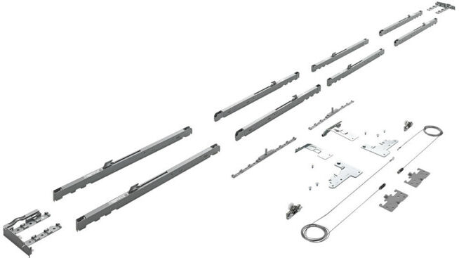 Hettich Amortisseur coulissant TopLine XL, 9278798 avec système Silent 4 volets (9278798)