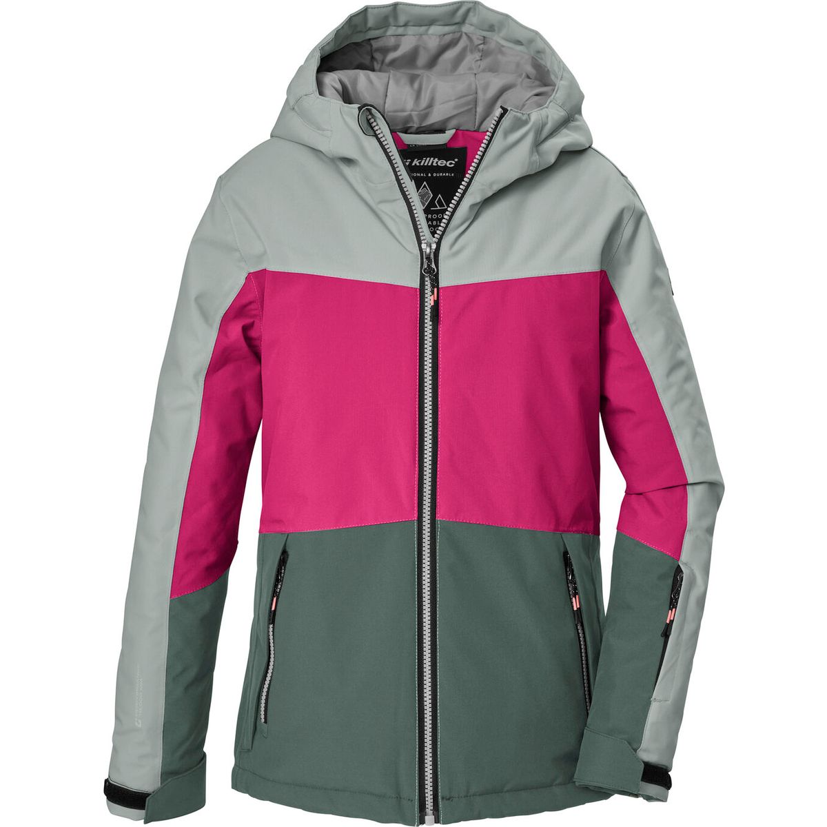 killtec KSW 198 Girls Ski Jacket sanftes salbei (00752) 140 44796-000-00752-140