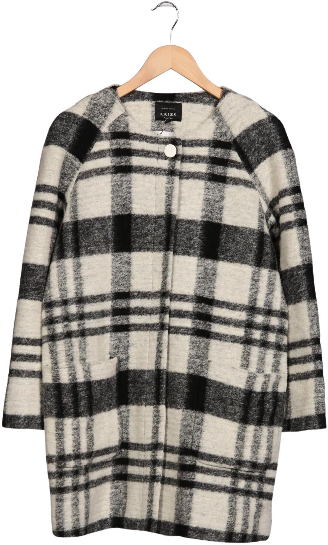 Kriss Trading Sweden Damen Mantel, Mehrfarbig, Gr. S, Synthetik / Wolle - Second Hand