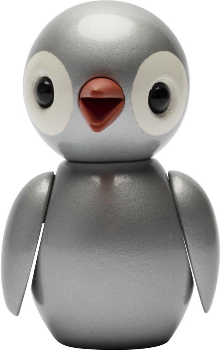Spring Copenhagen Spring Birds Shimmering Silver speelgoedfiguur voor kinderen en volwassenen H 6,5 x B 4,2 x L 4,5 cm