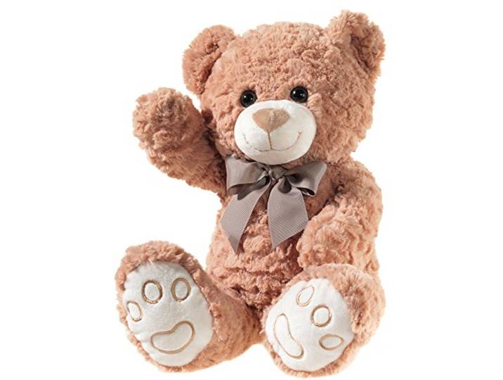 Heunec 128064 pluche dier, beer, teddy, lichtbruin/crème