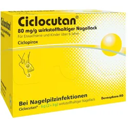 Ciclocutan 80 mg/g wirkstoffhaltiger Nagellack 6 g
