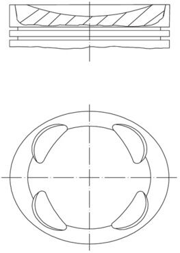 Mahle Kolben 081pi00104002
