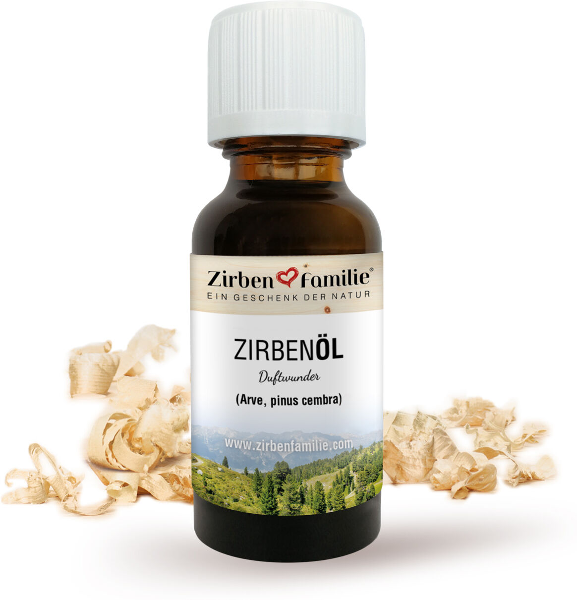 Zirbenfamilie Olio di pino cembro 20 ml il nostro miracolo di fragranza