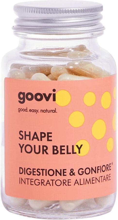 THE GOOD VIBES COMPANY Srl Goovi Digestione e Gonfiore 60 Capsule - Shape Your Belly