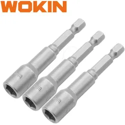 WOKIN 222414 - Stecknuss-Bitsatz, 14x65 mm, 1/4"