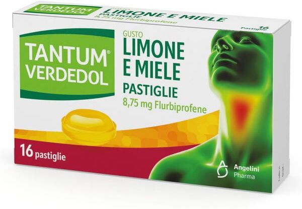 Angelini pharma TANTUM VERDEDOL 16PASTL LIMONE MIELE