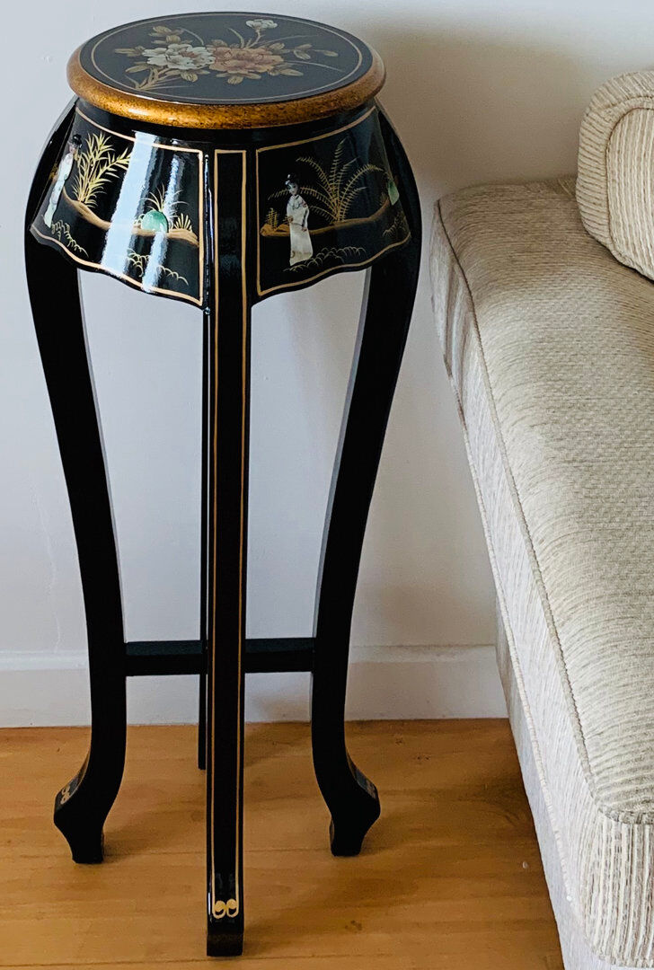 World Menagerie Morelia Plant Stand 1 Tier Black 92cm H X 30.5cm L X 30.5cm D