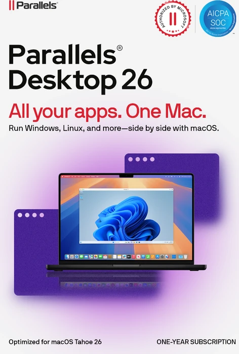 Parallels Desktop, Mac, Academic-Abonnement für 12 Monate  (ESD)