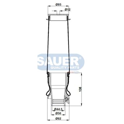 SAUER QUALITY PARTS Dämpfer, Fahrerhauslagerung S3291201300