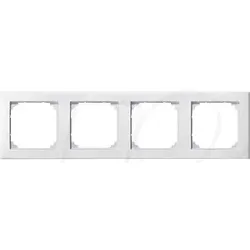 EL MS 484419 - M-SMART, Rahmen, 4-fach, polarweiß, edelmatt