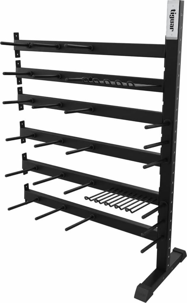 tiguar Powergym Modul-Erweiterung - Zusatzmodul für Modular Rack, 137×70×166,1 cm, 84 kg, Schwarz, kompatibel mit Butterfly & Powergym Sets