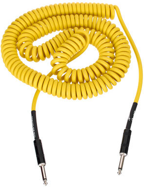 Fender Third Man 9m Coil Cable Gelb