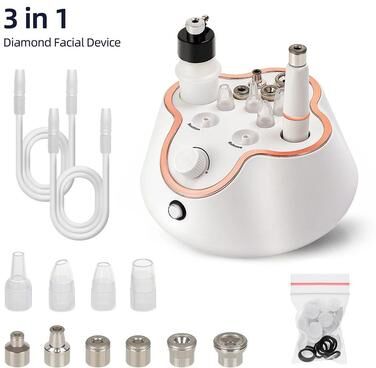 Inspired Living Professional Diamond Microdermabrasion Facial Machine For Home Skin Rejuvenation us Plug (100 110v)