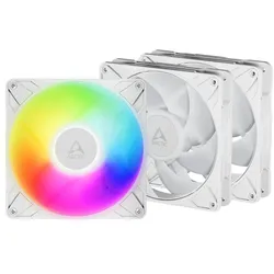 ARCTIC Freezer P14 Pro A-RGB (White) - 3 Pack 140 mm A-RGB PWM-Lüfter mit Kabelsplitter