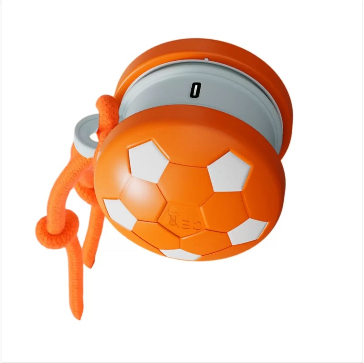 INF Interaktiver selbstfahrender Fußball-Spielzeugball für Haustiere mit intelligenter Hindernisvermeidung und USB-Ladung Orange