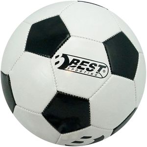 Best-Sporting Fußball Superstar Classic, 857095, Größe 5, 280 Gramm, weiß/schwarz, Trainings-& Freizeitball