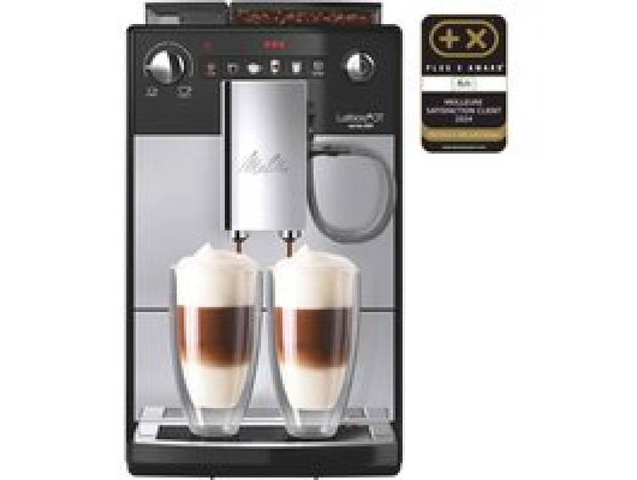 Melitta Latticia One Touch Machine à Café à Grains avec Broyeur Argent 1450W Réservoir 1 5 L Automatique