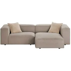 Höffner Selection Ecksofa  Noé , braun , Maße (cm): B: 247 H: 65 T: 149.0