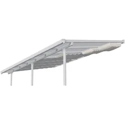 Palram - Canopia   Beschattung, Sonnensegel für 3x5.5 Terrassenüberdachung, weiß