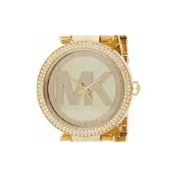 Michael Kors Damenuhr MK5784 PARKER, 33 mm Gehäusegröße, Dreizeigerwerk, Edelstahlarmband