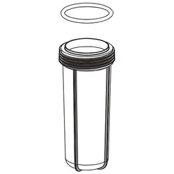 Gruenbeck Filterglocke blau Feinfilter 3/4-1 1/4"